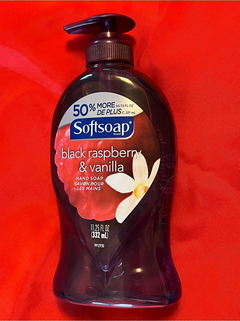 RETIRED Softsoap 11.5oz Black Raspberry and Vanilla Hand Soap Discontinued Scent